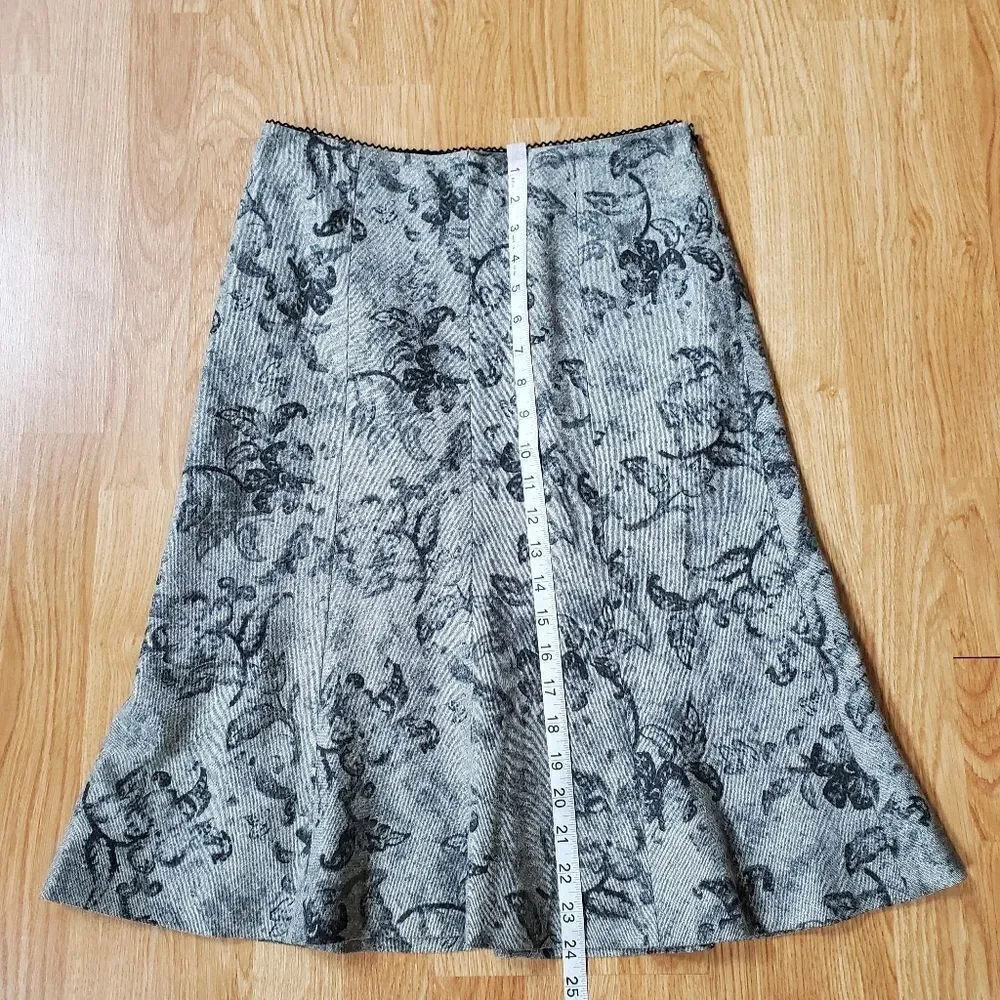 Ann Taylor A-Line Midi Skirt sz 2